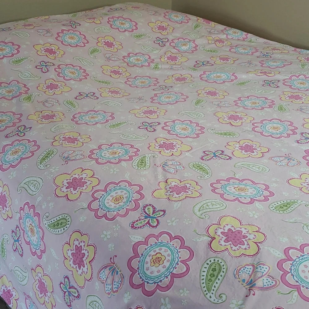 Pottery Barn Kids SAMANTHA Floral Duvet Cover